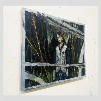 ふるさと納税 多摩市 『眠りの境界』(平面作品・油彩画) |  | 02