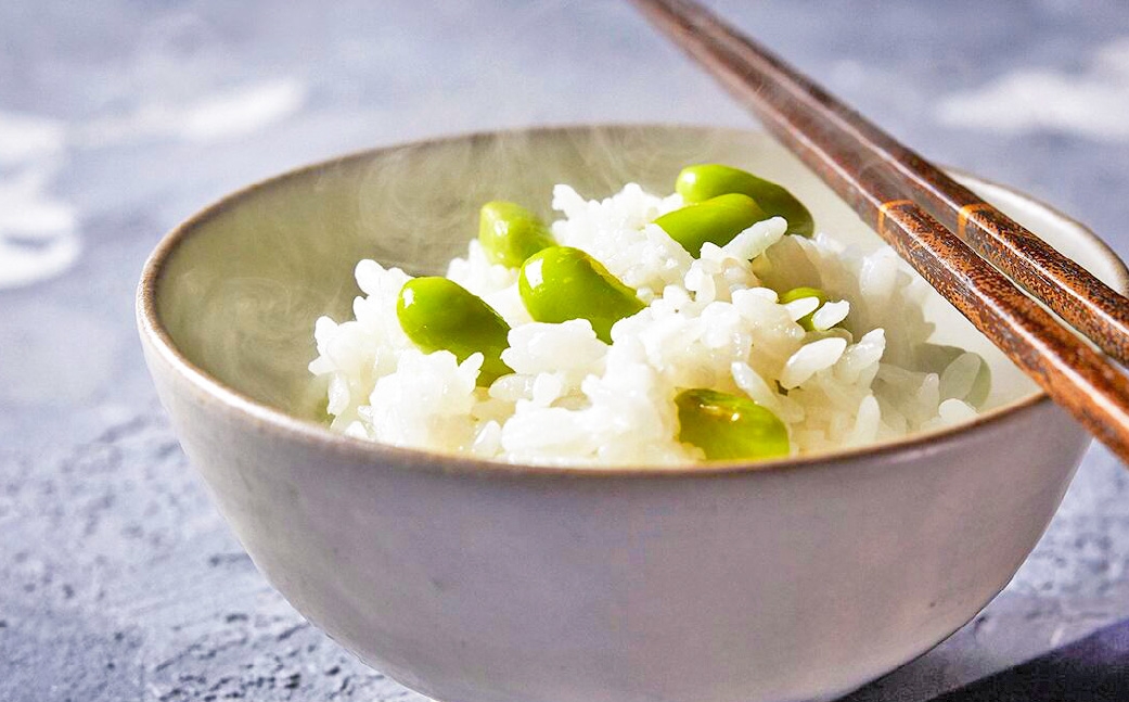 あけぼの大豆の枝豆シュウマイ＆枝豆塩麹漬け