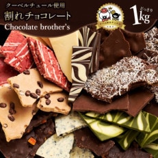 11種類の割れチョコ★ChocolateBrothers 1kg【欲張りチュル太(弟)セット1kg】