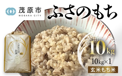 令和7年産 千葉県茂原市産 ふさのもち 玄米10kg もち米 【ふるさと納税 おすすめ 人気 ランキング お米 米 精米  ふさのもち フサノモチ 玄米 千葉県 茂原市】MBAM012