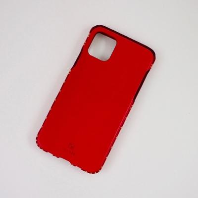 ふるさと納税 七尾市 【iPhone11用】本革ケース/レッド/ハンドメイド |  | 01