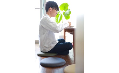 畳クッション　igusa-monoマカロン 雑貨 日用品 インテリア 手作り  08 銀鼠