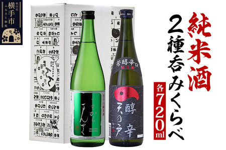 日本酒 天の戸・日の丸純米呑みくらべセット 720ml×2本