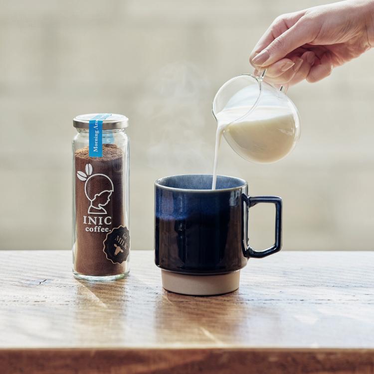 カフェオレ スティック INIC coffee モーニングアロマ30本 粉末 スティックコーヒー 極上 本格的 持ち運び オフィス 個包装 砂糖不使用 イニック インスタント