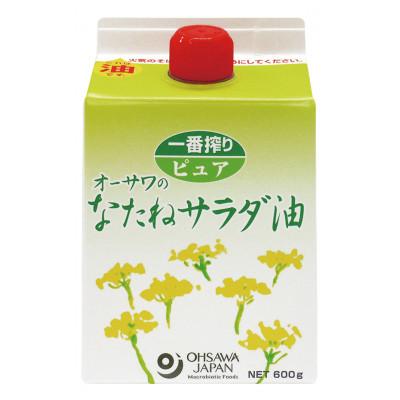 ふるさと納税 朝倉市 【京阪百貨店厳選】オーサワのなたねサラダ油(紙パック) 600g×6(朝倉市)