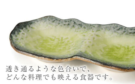 【美濃焼】KANADE 小皿3連 イエロー 5枚セット【丸利玉樹利喜蔵商店】 食器 皿 小皿 プレート 鉢 薬味皿 取皿 取り皿 3連 黄色 イエロー 陶磁器 焼き物 美濃焼 おしゃれ 送料無料 [M
