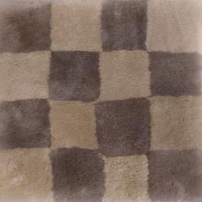ふるさと納税 桜井市 【ブラウン】ムートンクッション Sサイズ(40×40cm　毛長:25mm)1枚 |  | 01