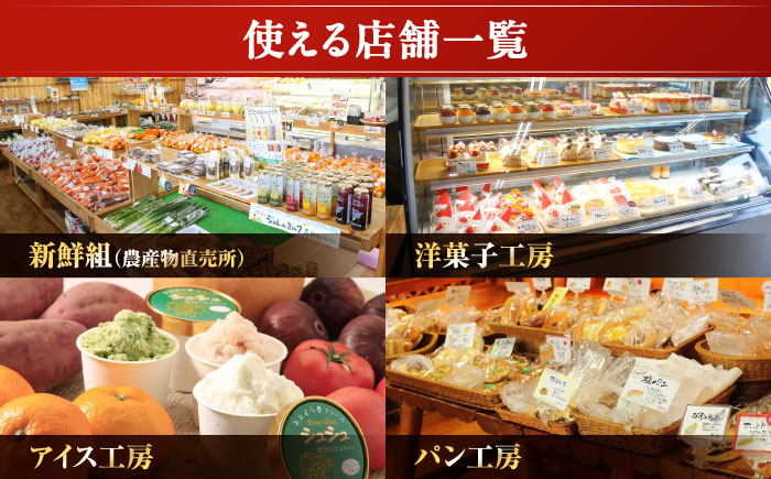 おおむら夢ファームシュシュ 商品券 6,000円 / お買い物券 利用券 お食事券 / 大村市 / おおむら夢ファームシュシュ [ACAA383]