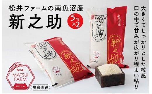令和7年産【定期便】南魚沼産~新之助~（10kg×3回)