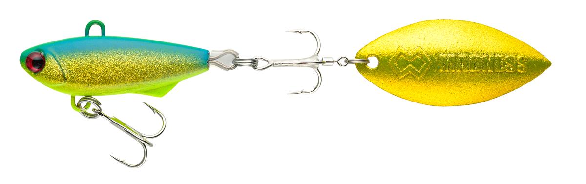 BAKUREE spin 15 #11 銀粉グリーンチャートゴールド