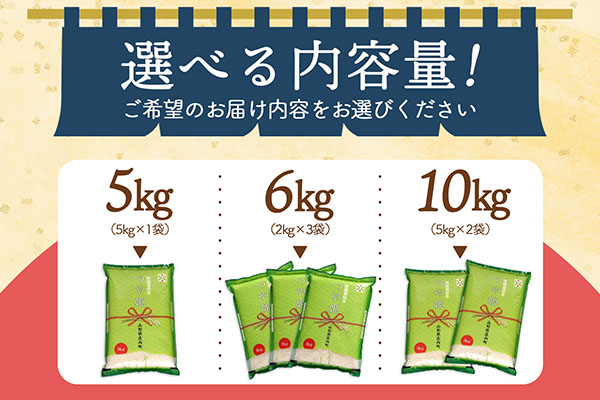 ＜10月下旬発送＞庄内米6か月定期便！つや姫 6kg（入金期限：2025.9.25）