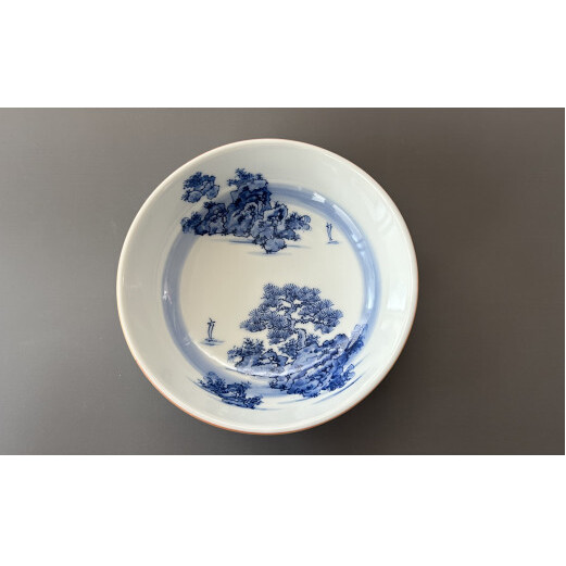 起山窯 山水絵スープ鉢 有田焼 食器 うつわ 器 丼 鉢 A15-263_イメージ2