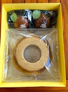 【ふるさと納税】 丹波栗バウムと丹波栗フィナンシェ２個セット / ふるさと納税 人気 スイーツ ケーキ 焼き菓子 バウムクーヘン フィナンシェ 栗 くり 丹波栗 お菓子 洋菓子 セット 誕生日 お祝い