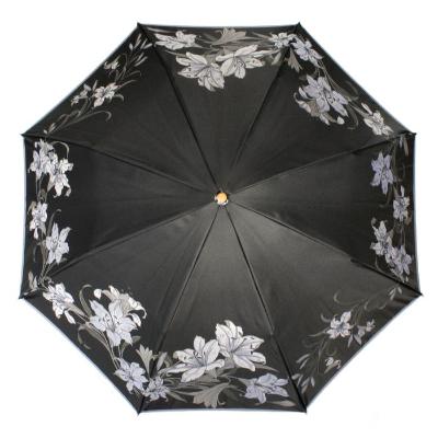 ふるさと納税 富士河口湖町 槙田商店【晴雨兼用折りたたみ傘】”絵おり” 百合:黒 |  | 02