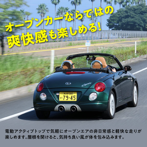 P01083 【オープンカーでドライブ】 レンタカー24時間利用券 《ダイハツ コペン》で大分を走ろう！