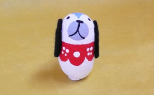 戌 いぬ 1体 繭人形 干支 置物 繭 繭玉 シルク 正月 飾り 縁起物 伝統工芸 工芸品 民芸品 手作り ハンドメイド インテリア 和風 かわいい 動物 アニマル 卓上 ミニチュア 郷土玩具 プレゼント ギフト 贈り物 贈答品 記念品 お祝い 蚕 昭和レトロ 岩手県 盛岡市 東北 岩手 盛岡 村田民芸