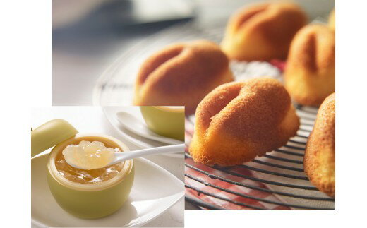 【ふるさと納税】寿製菓 白ウサギフィナンシェと二十世紀梨ゼリー【高島屋選定品】【25NT-013-004】