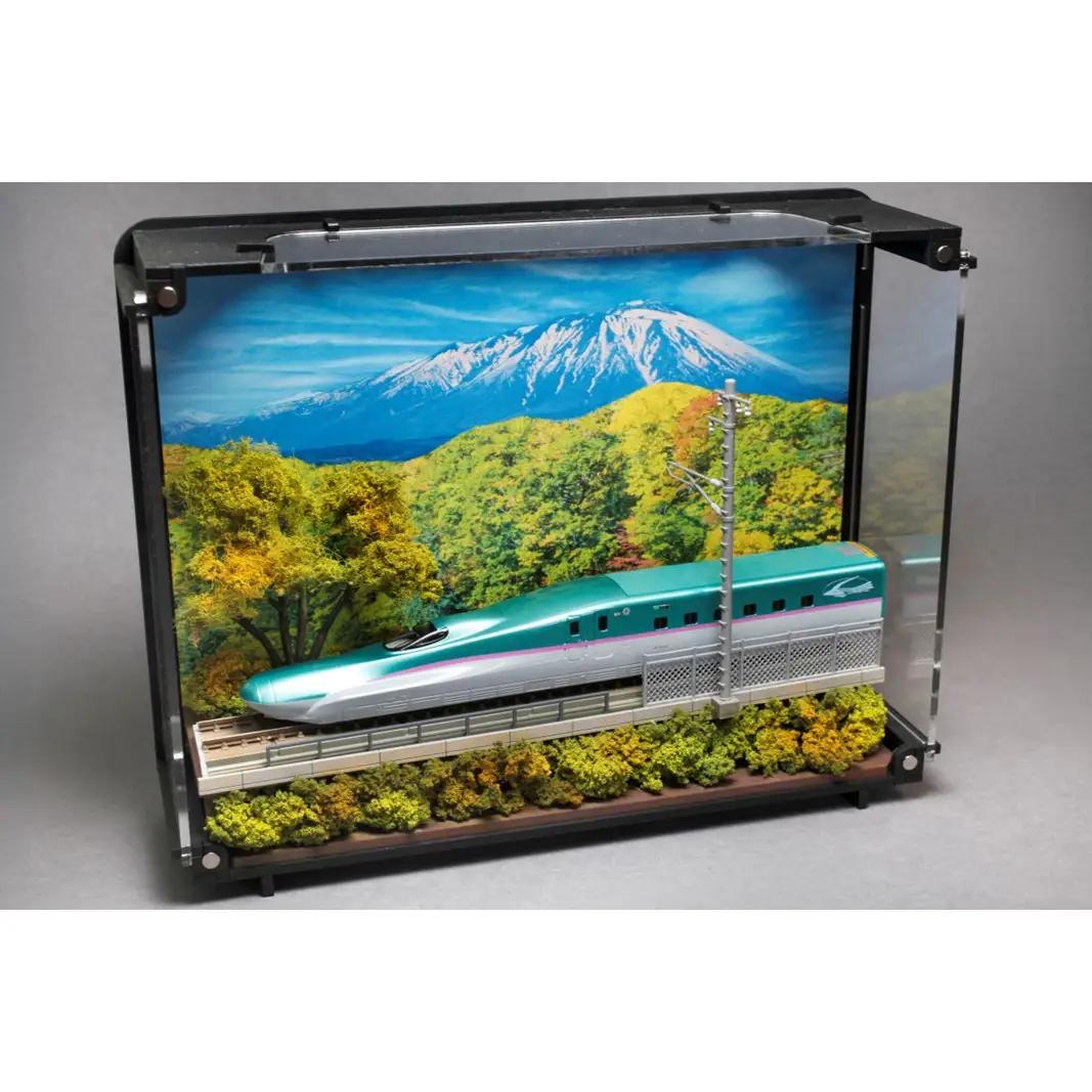鉄道模型 走る情景(ジオラマ)シリーズ《E5系新幹線「はやぶさ」》 0055-022-S07