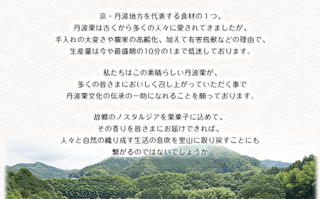 丹波栗100％使用「丹波栗バウム」FCO004