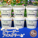 【ふるさと納税】 アイスクリーム 有機アイスクリーム 有機JAS認証 有機ジャージー牛乳 生乳 100ml×6個 コラボ アイス 清泉寮 ジャージー牧場 茅ケ岳山麓 黒富士農場 海老屋 有機 アイス スイーツ デザート 山梨県 北杜市産 送料無料