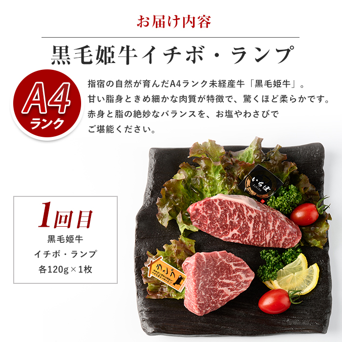 【全８回定期便】ステーキ！焼肉！すき焼きも！お肉屋さんの黒毛和牛堪能定期便(Meat you/IBZ029-003)イチボ ランプ 国産 ロース スライス サーロイン カレー モモ アイコ トマト ジ