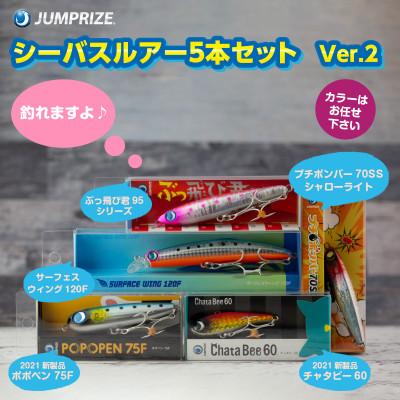 ふるさと納税 一宮町 ジャンプライズのシーバスルアー5本セット Ver.2(色おまかせ)
