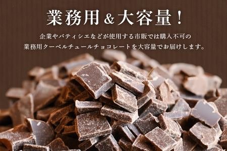 クーベルチュールミルクチョコレート CACAO36％ フレーク 1kg HS-001