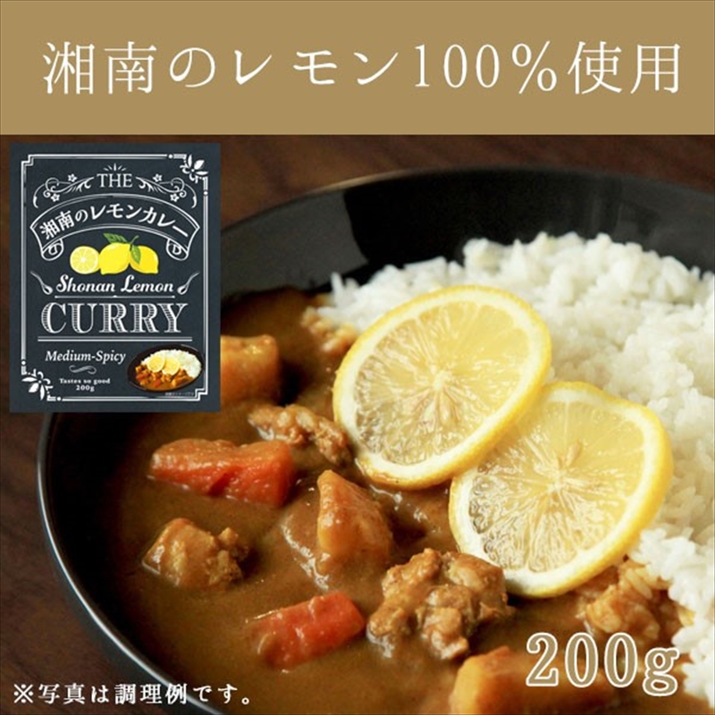 85-2628　【100％湘南のレモン果汁を使ったカレー10食セット】相模湾の太陽と潮風が育んだ爽やかな味わいを、お手軽に楽しめます！！【 カレー 神奈川県 小田原市 】