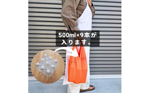 メッシュのエコバッグ enmusubi ステッチグリーン (贈答用 包装 防災グッズ 防災バッグ) 【工房eco・ふ〜せん】 [ATEH004]