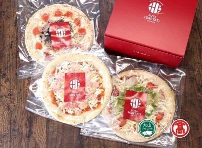 ピザ3種セット 紅ずわい するめいか ノドグロ PIZZA TORETATI （大山ブランド会）米子高島屋 20-D3 0845