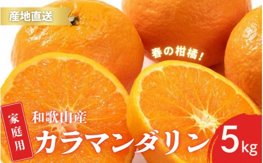 
                  【先行予約】家庭用 訳あり カラマンダリン なつみ 和歌山 有田 2S～3Lサイズ混合 5kg【4月上旬～5月上旬頃に順次発送】/ みかん フルーツ 果物 くだもの 蜜柑 柑橘【ktn020A】
                