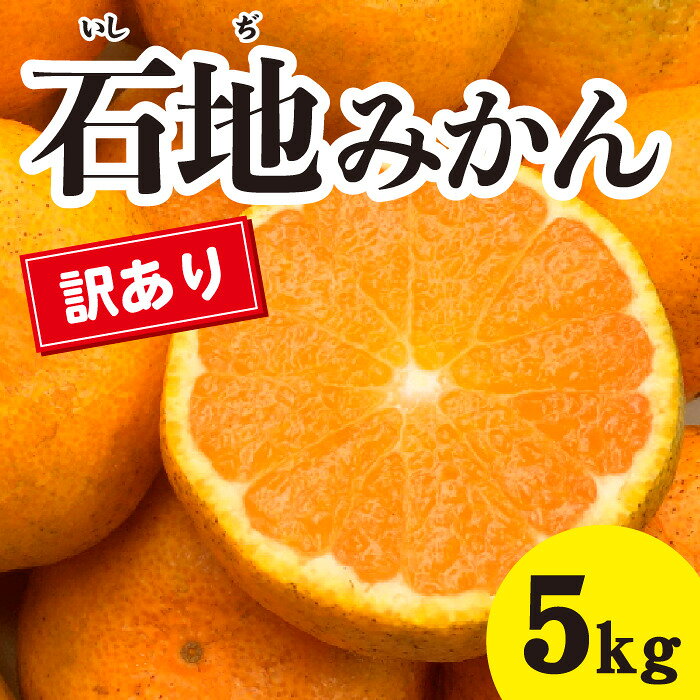 【ふるさと納税】訳あり みかん 柑橘【先行受付】【2026年12月以降発送】糖度が高く濃厚！ 訳あり 石地みかん ＜約5kg＞ 広島 三原 佐木島 鷺島みかんじま 017065