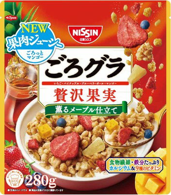 【ふるさと納税】日清シスコ　ごろグラ　贅沢果実　280g×8袋