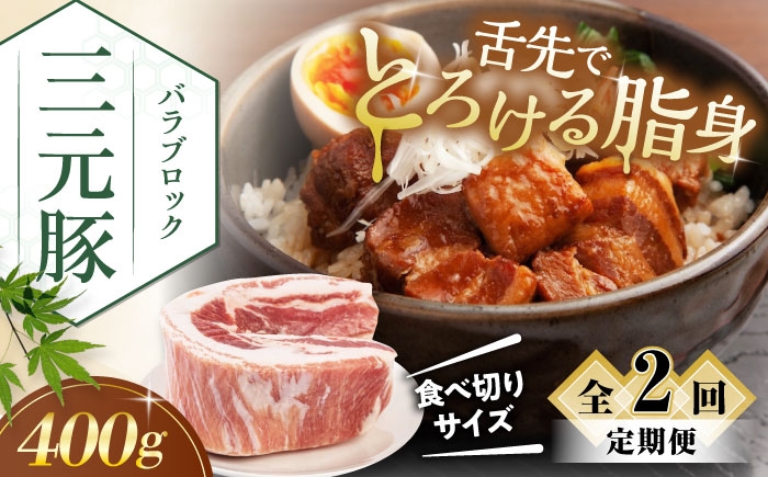 
                  【全2回定期便】平田牧場 バラ ブロック 400g 《喜茂別町》【平田牧場】 肉 豚肉 バラ ブロック 煮豚 酢豚 煮物 冷凍 冷凍配送 北海道 平田牧場 三元豚 定期便 [AJAP170] 12000 12000円
                