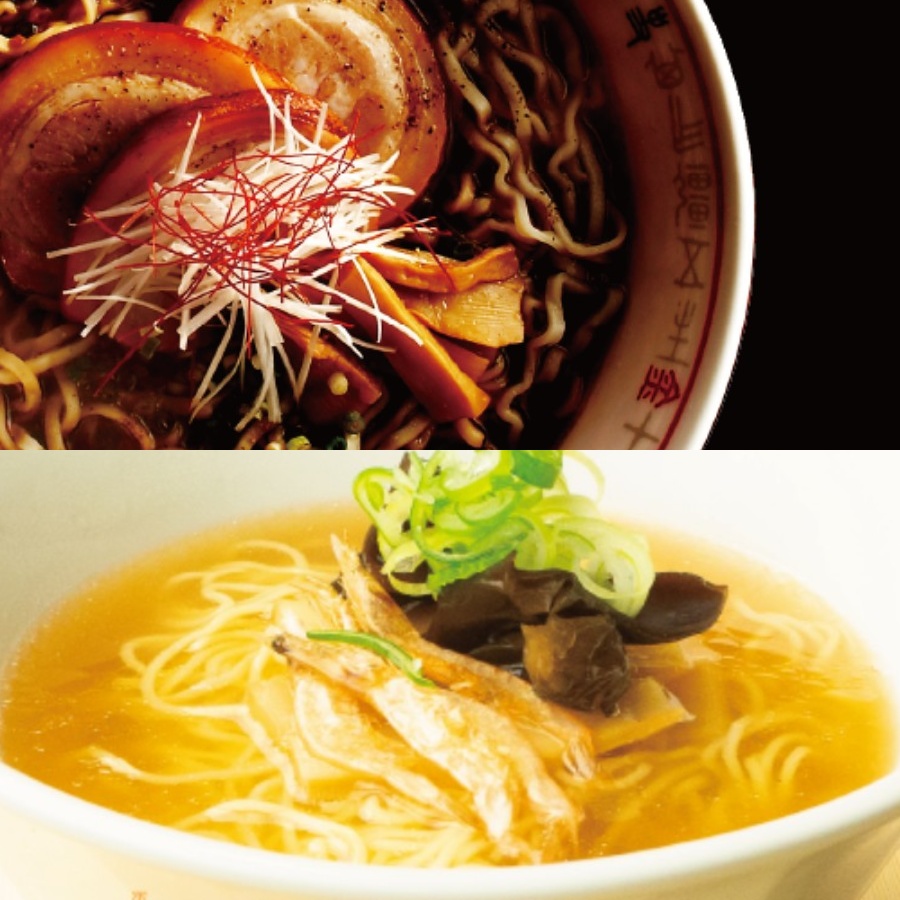 ＜石川製麺＞ブラック・白えびラーメン各5食セット