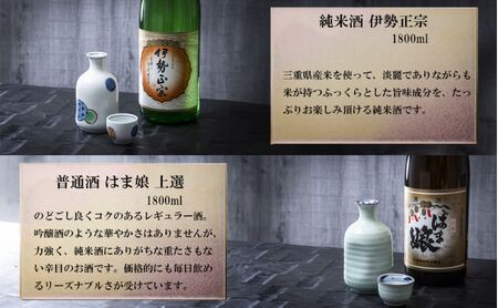 【限定】酒どころ三重県の丸彦酒造 日本酒 利き酒セット（1800ml×6本）【日本酒 酒 飲み比べ セット 三重県 四日市 銘水 水 鈴鹿山麓 純米酒 大吟醸 純米 晩酌 喉越し 辛口 さっぱり 山田
