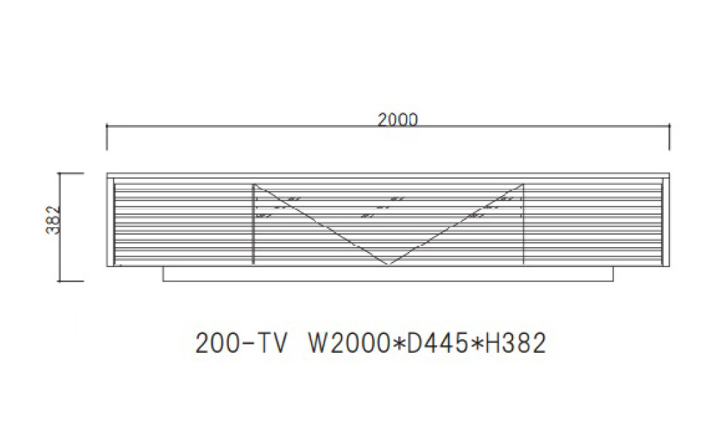 ENN 200 テレビボード WO