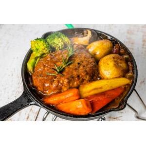 大野城市限定!濃厚デミグラス仕立ての煮込みハンバーグセット1.6kg(160g×10P)(大野城市)【配送不可地域：離島】【1643593】