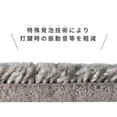 ふるさと納税 和泉市 打鍵時の音などをカットする防音ピアノマット「防音専科」 1枚 電子ピアノ用 グレー |  | 02