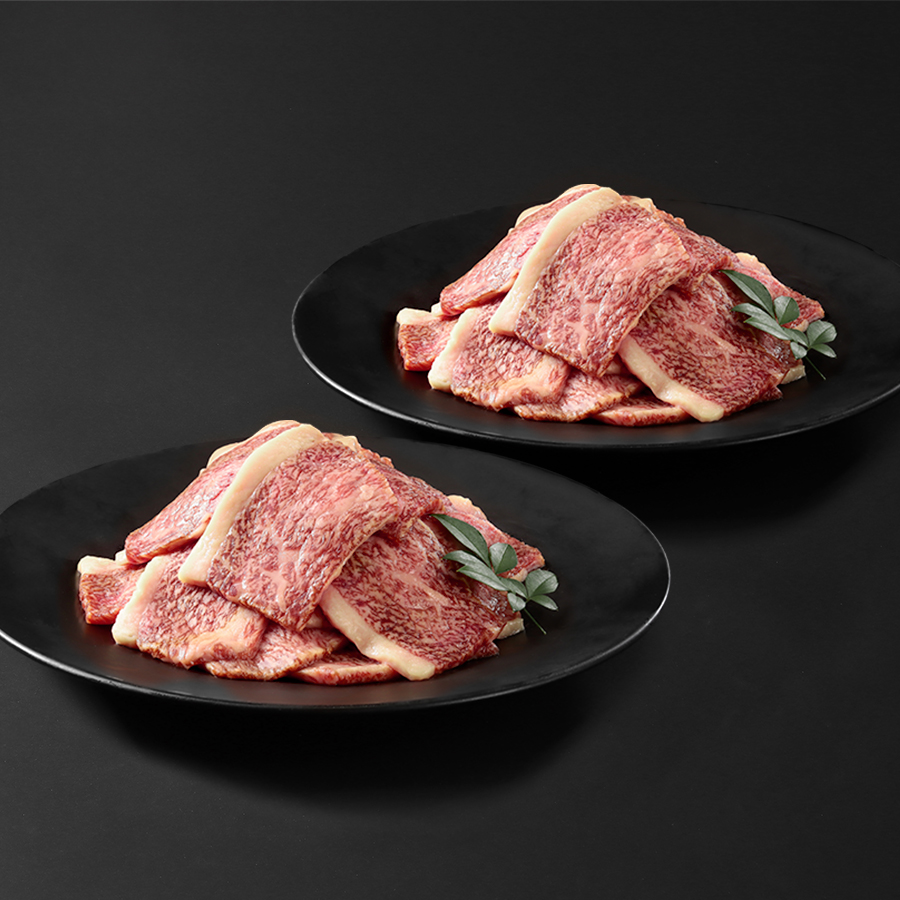 ＜焼肉屋さんの＞極上黒毛和牛カルビ(500g×2）特製醤油だれ漬け