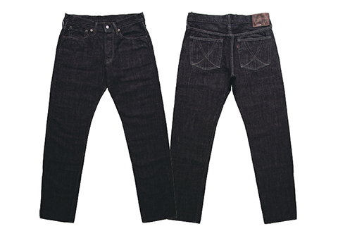 230P7641 秋田の拘り「なまはげジーンズ」黒鬼モデル（スタイリッシュストレート）30インチ 黒鬼モデル 30インチ