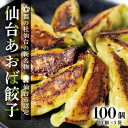 【ふるさと納税】【新仙台名物】雪菜を練り込んだヘルシーな『仙台あおば餃子』100個セット(20個×5袋・バラ入り)【配送不可地域：離島】【1559801】