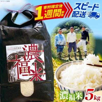 ふるさと納税 吉野町 【令和7年産】濃福米 5kg|米 奈良県吉野町産 ひのひかり