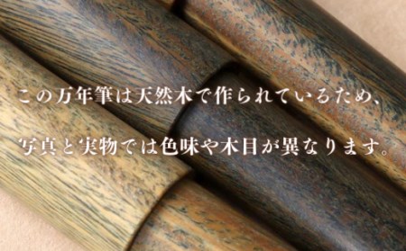 H2-06 銘木・「世界樹」万年筆（緑檀）中字
