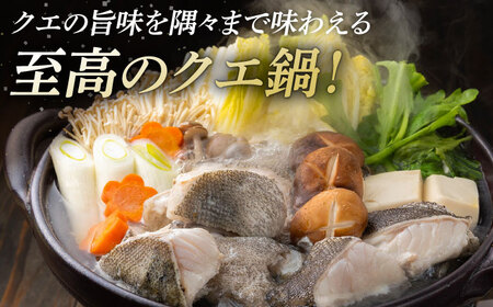 【全3回定期便】幻の魚 クエ 鍋 セット 800g [WAD032] ちり鍋 アラ くえ クエ 希少 鍋 クエ鍋