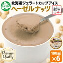 【ふるさと納税】 2348. 無地熨斗 くりーむ童話 カップアイス ヘーゼルナッツ 100ml×6個 アイスクリーム ナッツ アイス 手作り スイーツ おやつ ご褒美 デザート 牛乳 ミルク 贈り物 gift ギフト プレゼント お取り寄せ 詰め合わせ 詰合せ 送料無料 北海道 弟子屈町