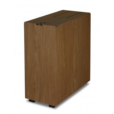 ふるさと納税 和歌山市 バスク リビングペール 30L ブラウン 職人が手掛けるキッチンにおすすめの木目調ゴミ箱