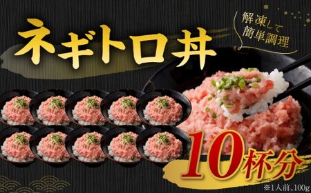 【2026年6月発送】ネギトロ まぐろたたき 合計1kg （100g×10P） まぐろ マグロ 鮪 たたき マグロのタタキ 魚 魚介類 冷凍