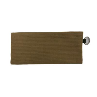 ふるさと納税 加東市 帆布工房　横長ポーチ(ブラウン)　約9.5×21cm |  | 01