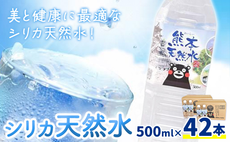 シリカ天然水 500ml×42本30日以内に出荷予定(土日祝除く)》